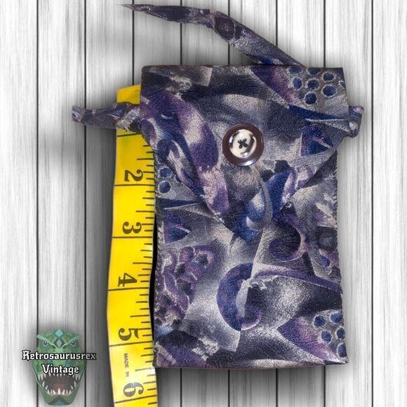 VINTAGE mens retro tie crossbody bag, upcycled repurposed shoulder purse - Picture 2 of 11